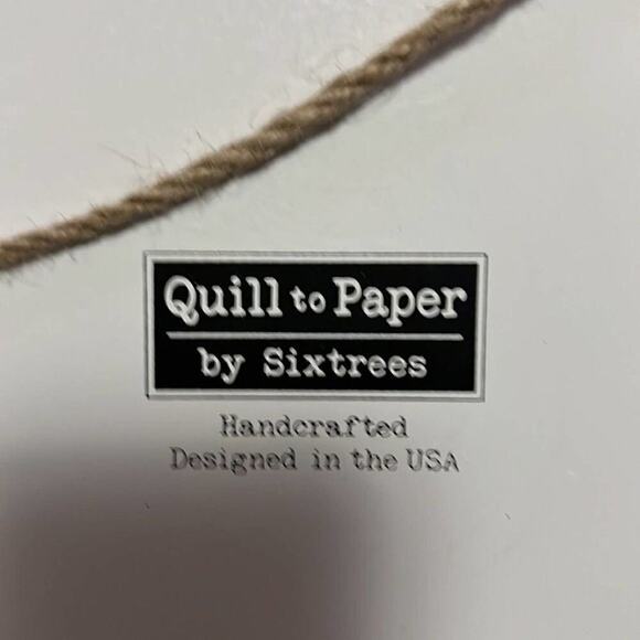 NWT QUILL TO PAPER BY SIXTREES WALL DECOR HOLIDAY BABY ITS COLD OUTSIDE. - Picture 3 of 5